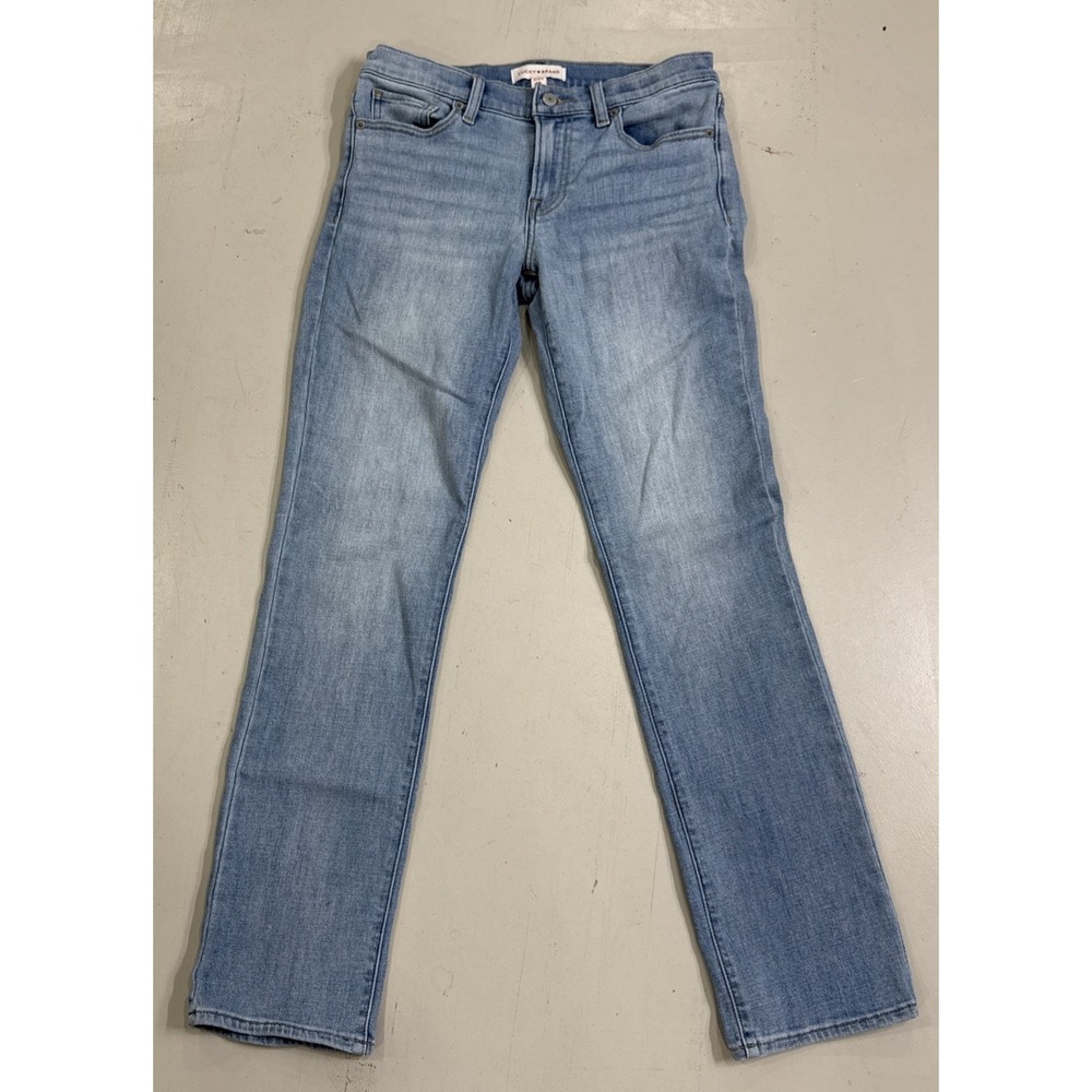 Straight Jeans Lucky Brand 8/29R Womens Blue Excellent Mid Rise Sweet Straight